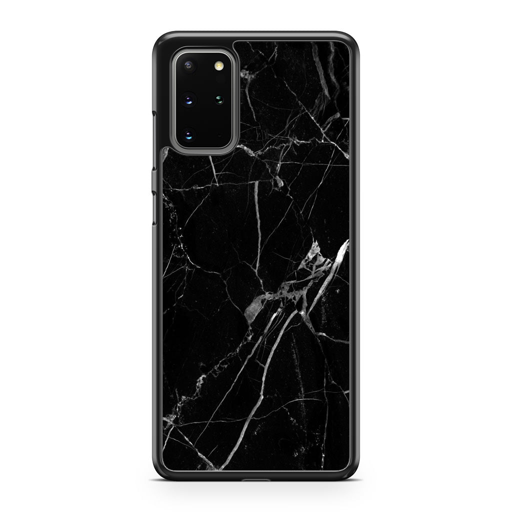 Black Marble Galaxy S20 Plus Case