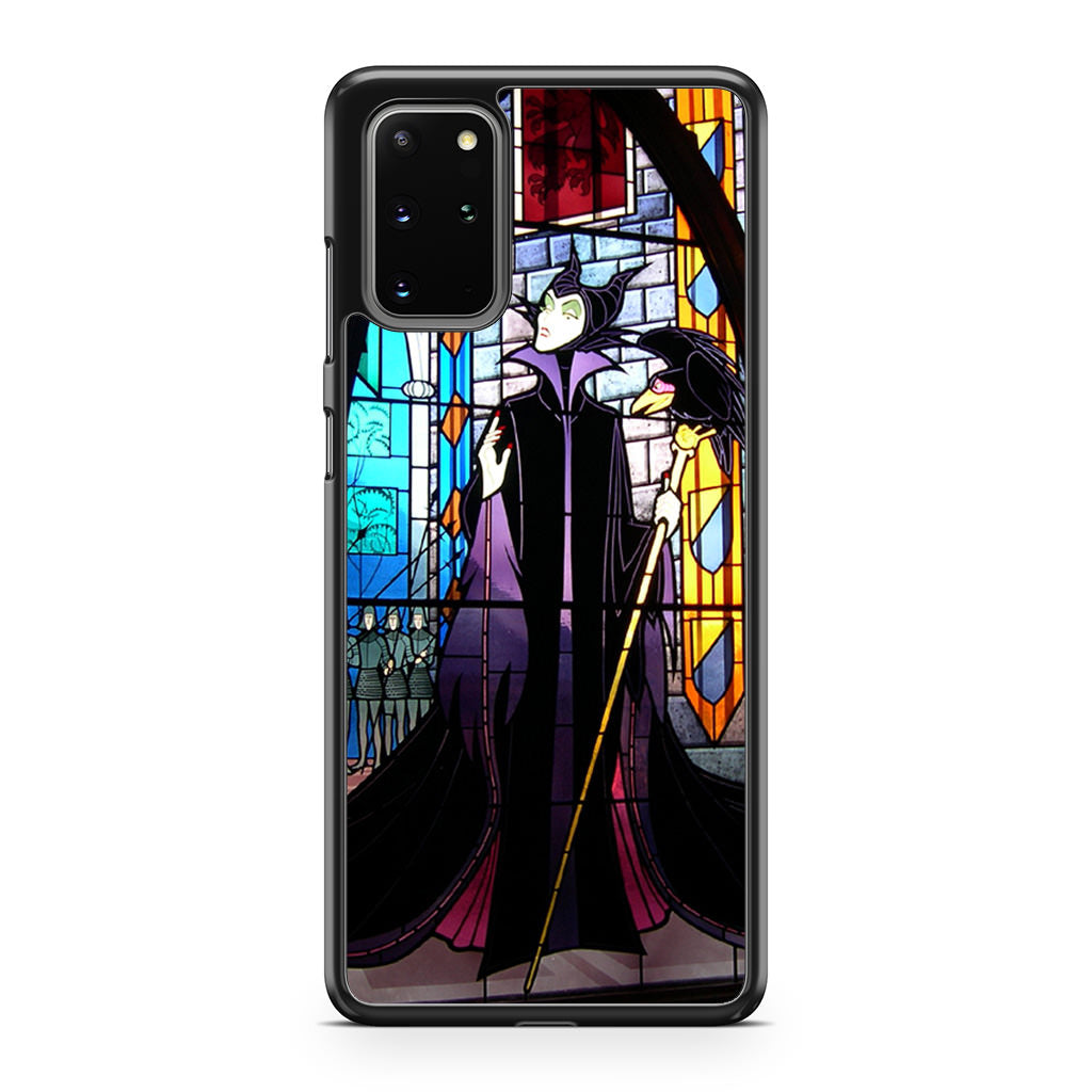 Maleficent Sleeping Beauty Glass Art Galaxy S20 Plus Case