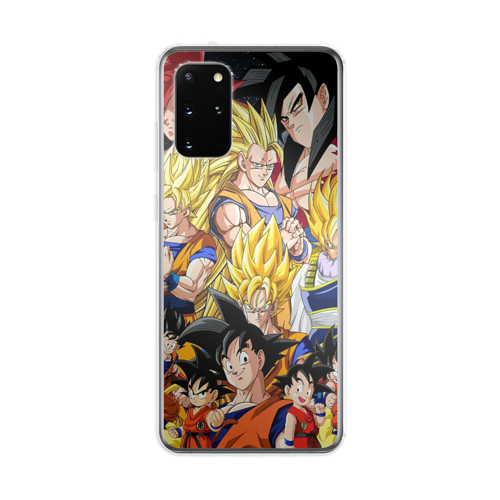 Dragon Ball Z Son Goku Transformation Galaxy S20 Plus Case