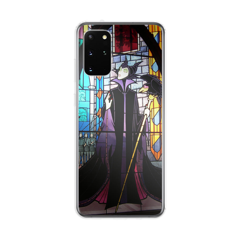 Maleficent Sleeping Beauty Glass Art Galaxy S20 Plus Case