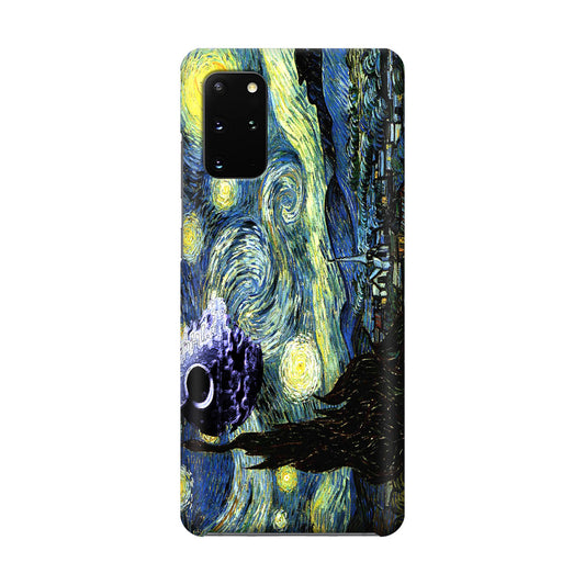 Skellington on a Starry Night Galaxy S20 Plus Case
