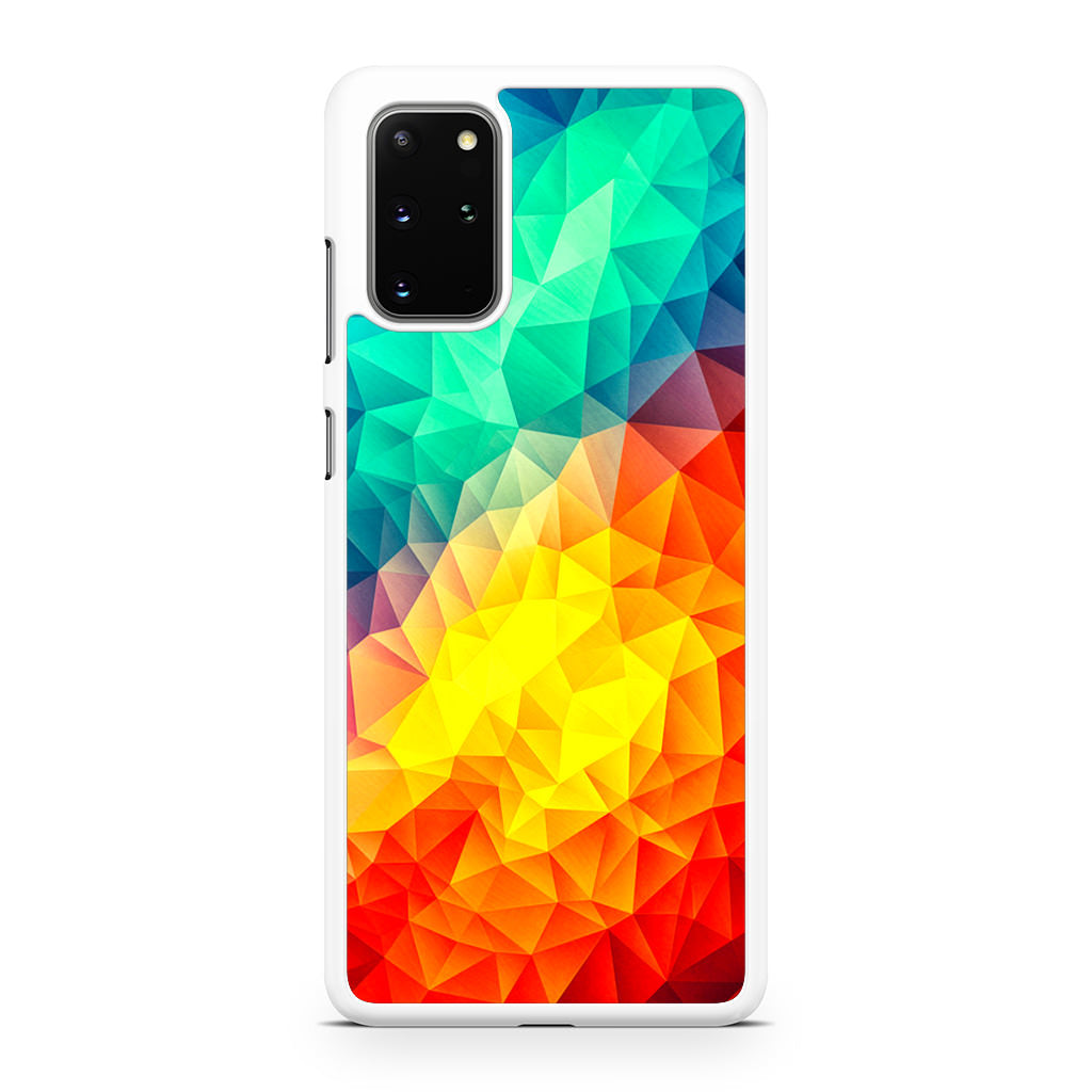 Abstract Multicolor Cubism Painting Galaxy S20 Plus Case