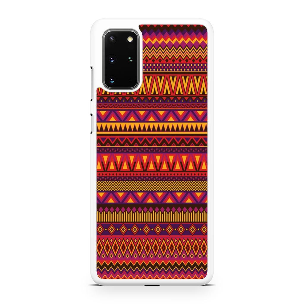 African Aztec Pattern Galaxy S20 Plus Case