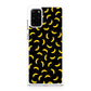 Bananas Fruit Pattern Black Galaxy S20 Plus Case