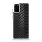 Black Snake Skin Texture Galaxy S20 Plus Case