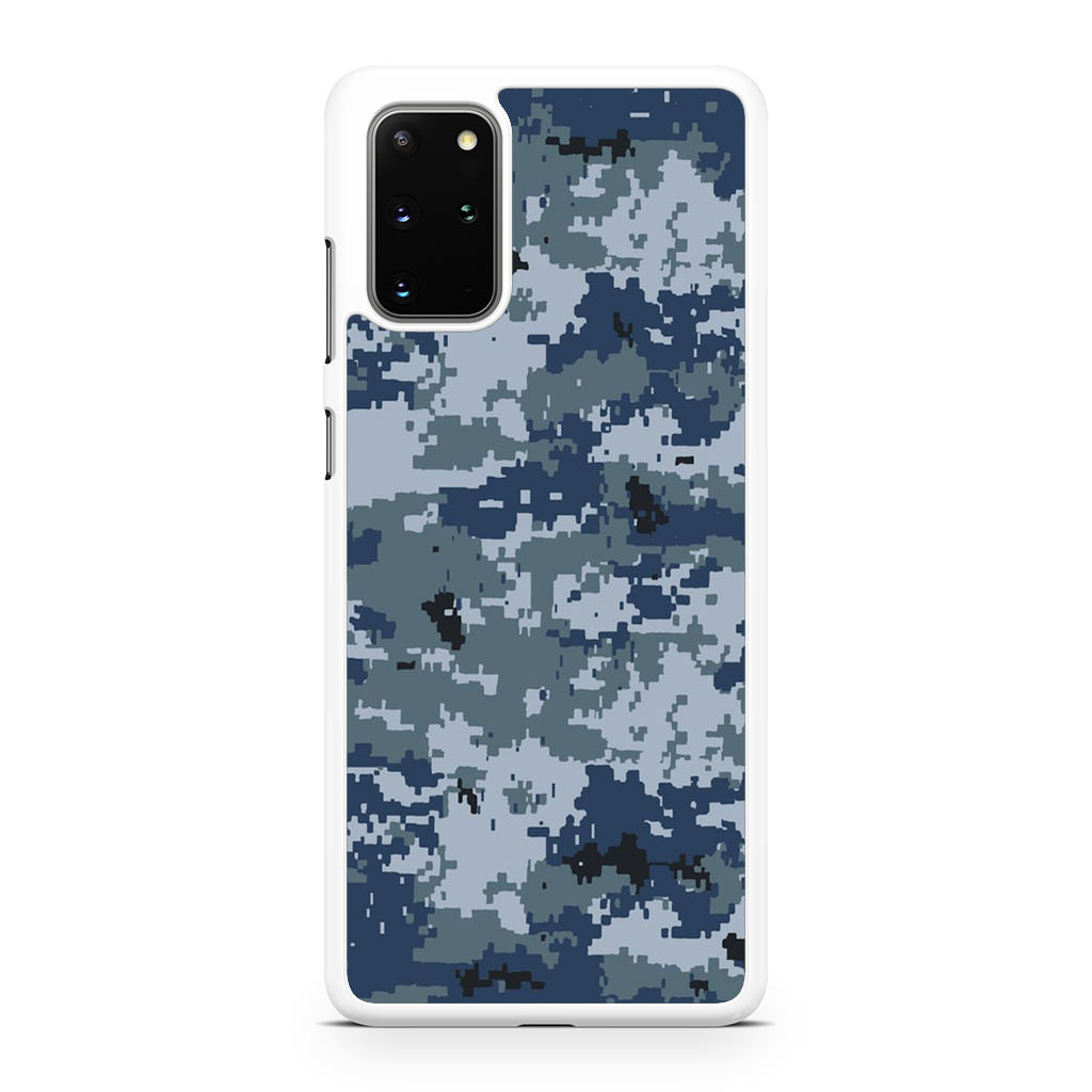Navy Camo Galaxy S20 Plus Case