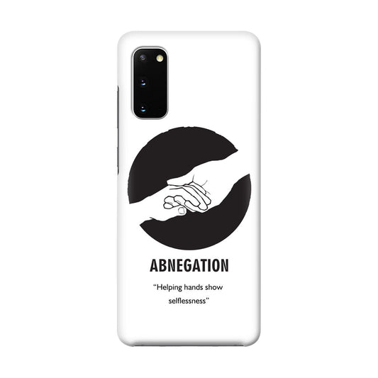 Abnegation Divergent Faction Galaxy S20 Case