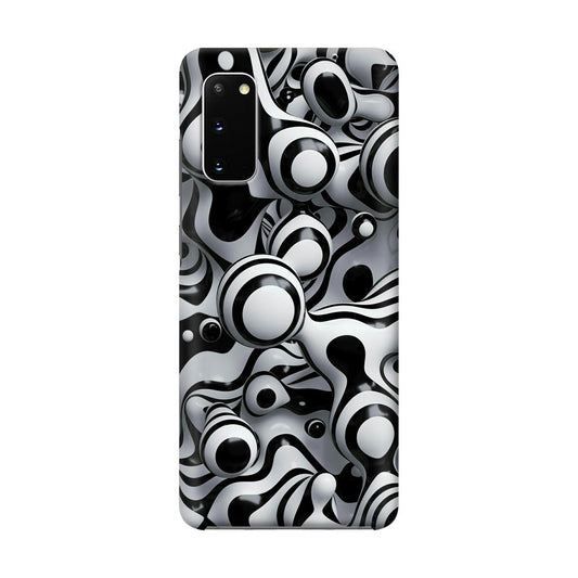 Abstract Art Black White Galaxy S20 Case