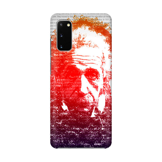 Albert Einstein Art Galaxy S20 Case