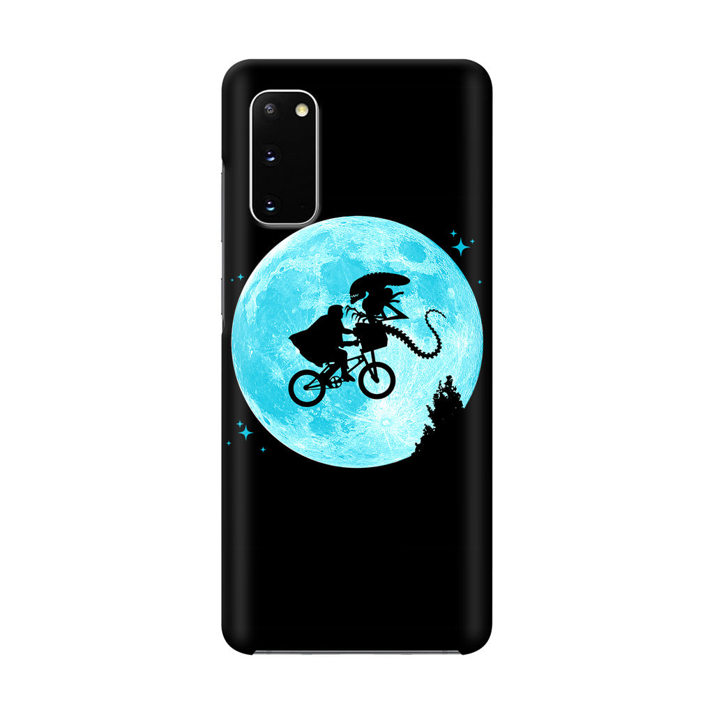 Alien Bike to the Moon Galaxy S20 Case