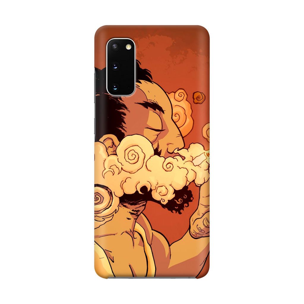 Artistic Psychedelic Smoke Galaxy S20 Case