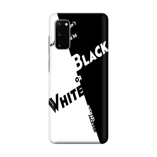 Black Or White Michael Jackson Galaxy S20 Case