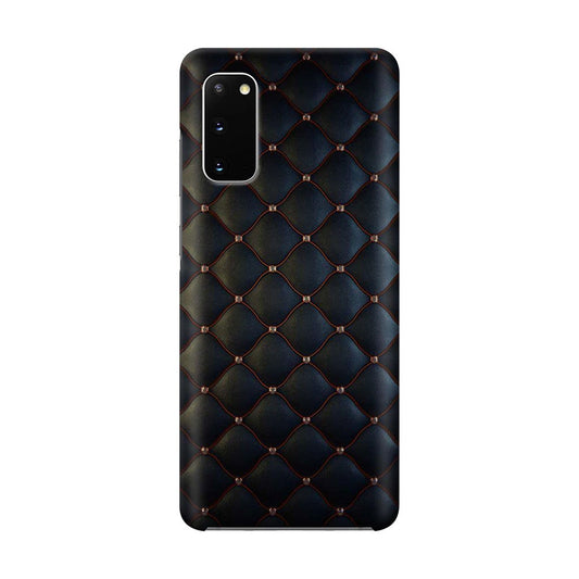 Black Royal Pattern Galaxy S20 Case