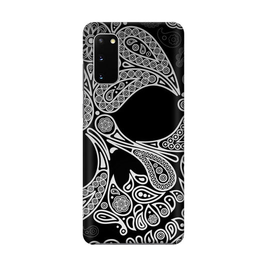 Black Skull Galaxy S20 Case