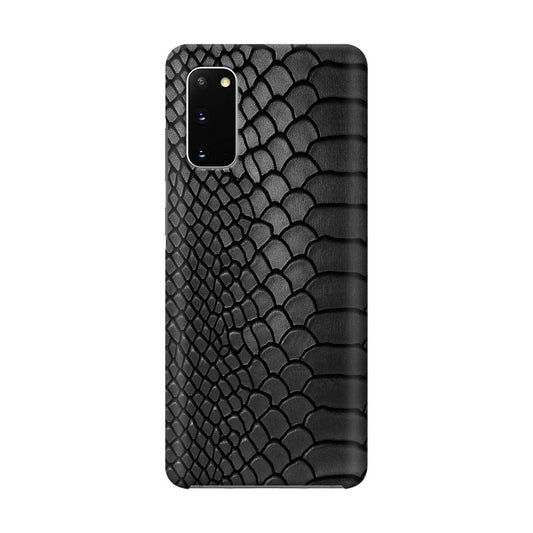 Black Snake Skin Texture Galaxy S20 Case