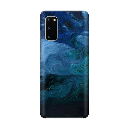 Blue Abstract Art Galaxy S20 Case