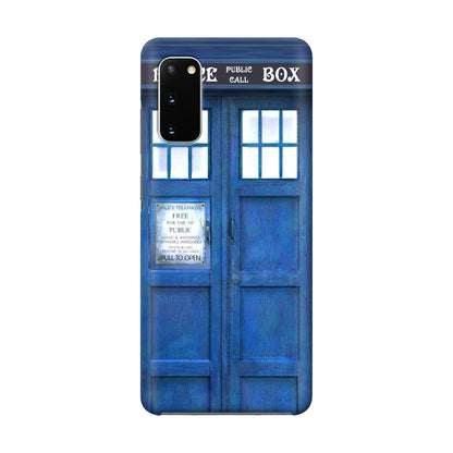 Blue Police Call Box Galaxy S20 Case