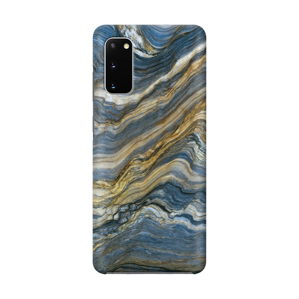 Blue Wave Marble Galaxy S20 Case