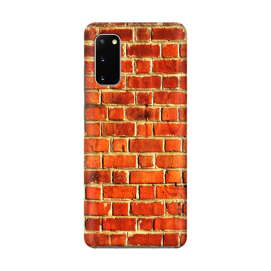 Brick Wall Pattern Galaxy S20 Case