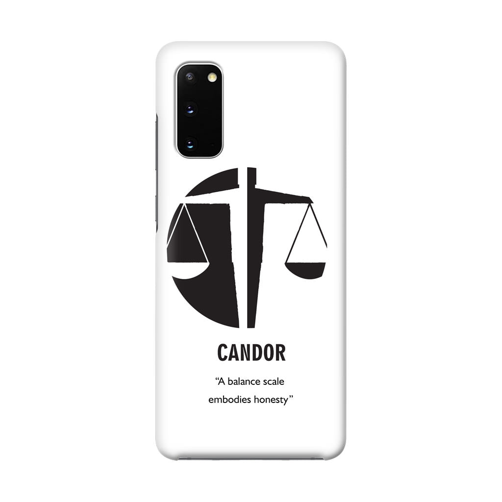 Candor Divergent Faction Galaxy S20 Case