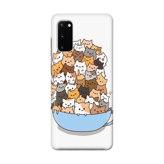 Cats on A Bowl Galaxy S20 Case