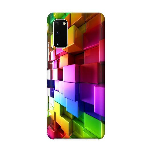 Colorful Cubes Galaxy S20 Case