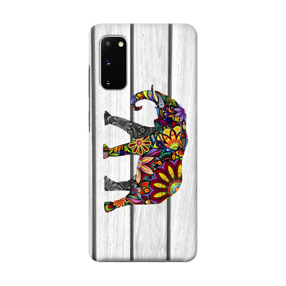 Colorful Elephant Flower Galaxy S20 Case