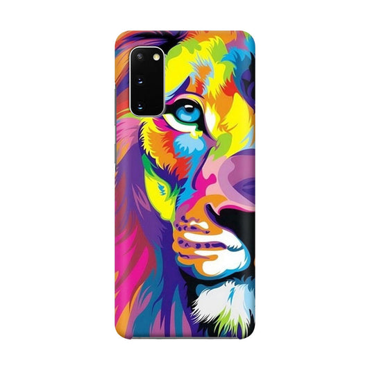 Colorful Lion Galaxy S20 Case