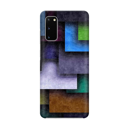 Colorful Rectangel Art Galaxy S20 Case