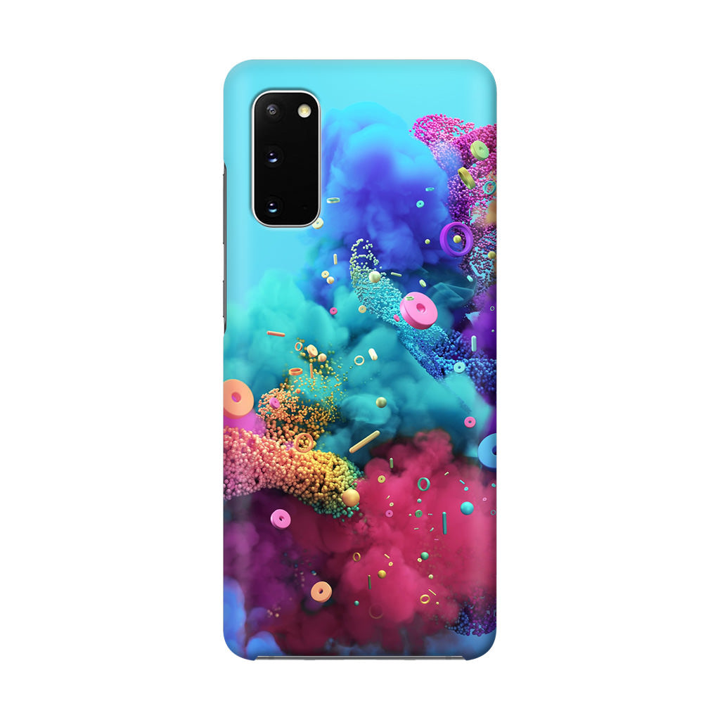 Colorful Smoke Boom Galaxy S20 Case