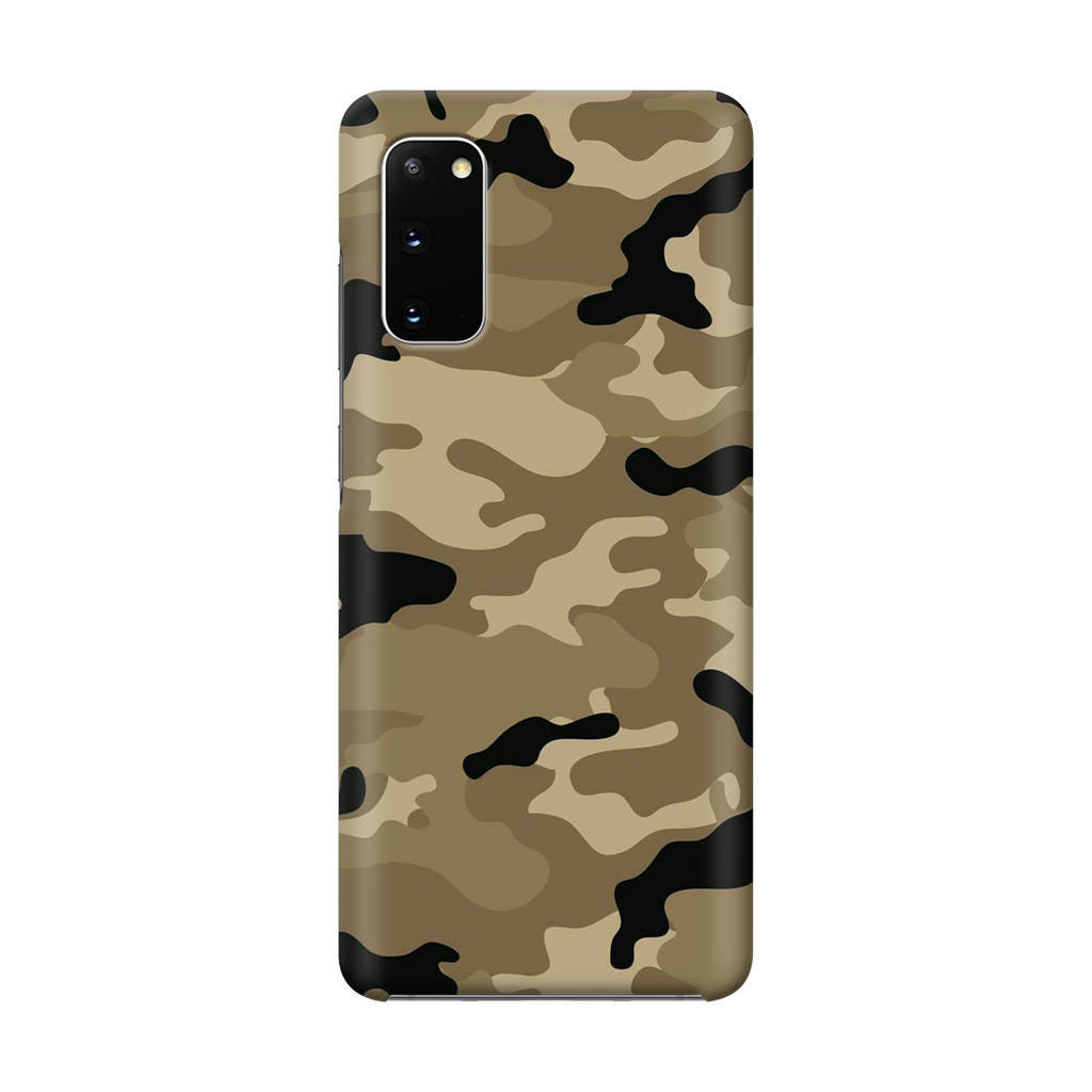 Desert Military Camo Galaxy S20 Case