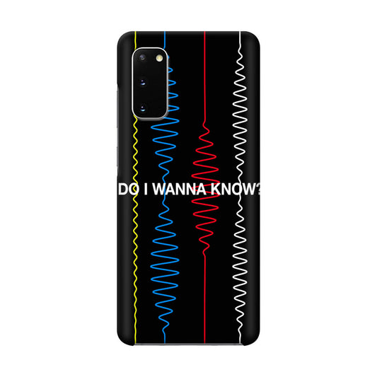 Do I Wanna Know Four Strings Galaxy S20 Case