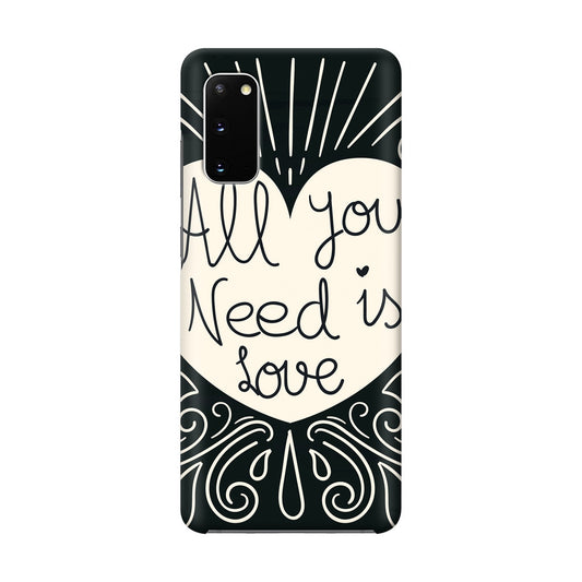 Drawn Love Galaxy S20 Case