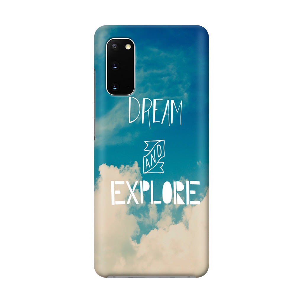 Dream and Explore Galaxy S20 Case