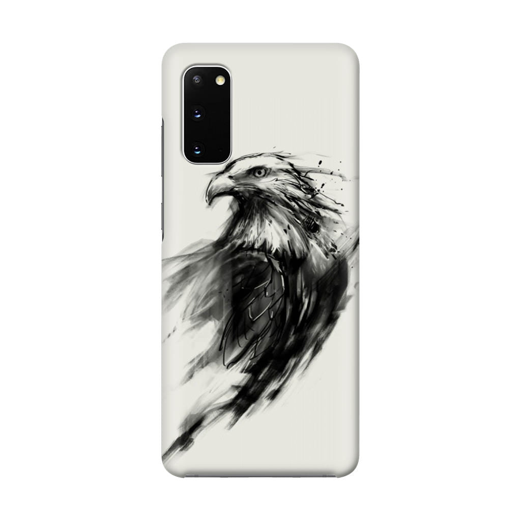 Eagle Art Black Ink Galaxy S20 Case