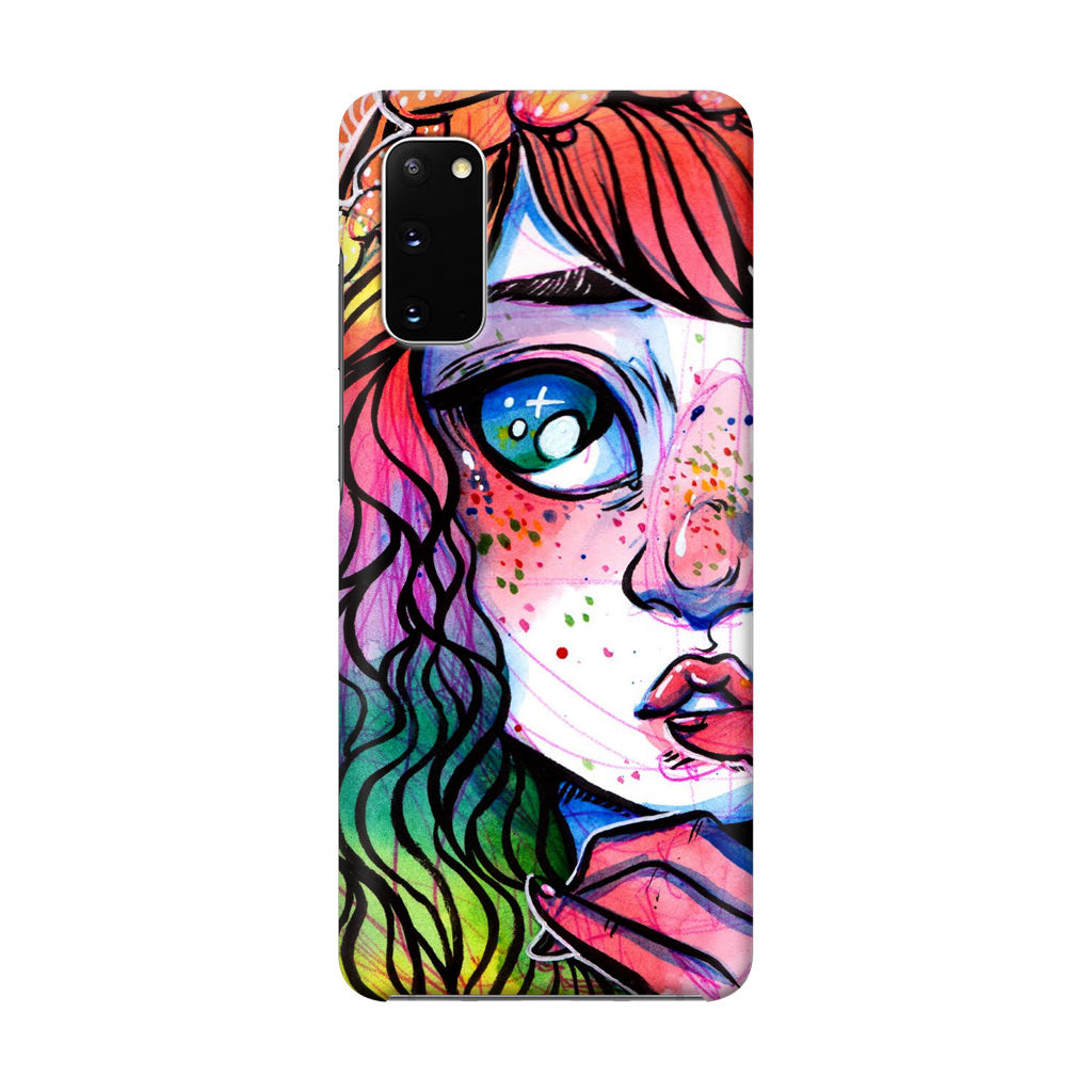 Eyes And Braids Galaxy S20 Case