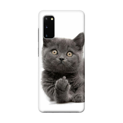 Finger British Shorthair Cat Galaxy S20 Case