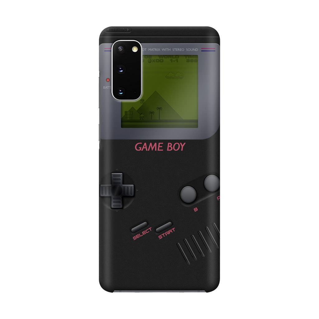 Game Boy Black Model Galaxy S20 Case