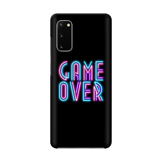 Game Over Neon Galaxy S20 Case