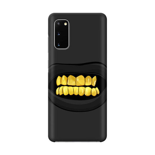 Gold Grillz Galaxy S20 Case