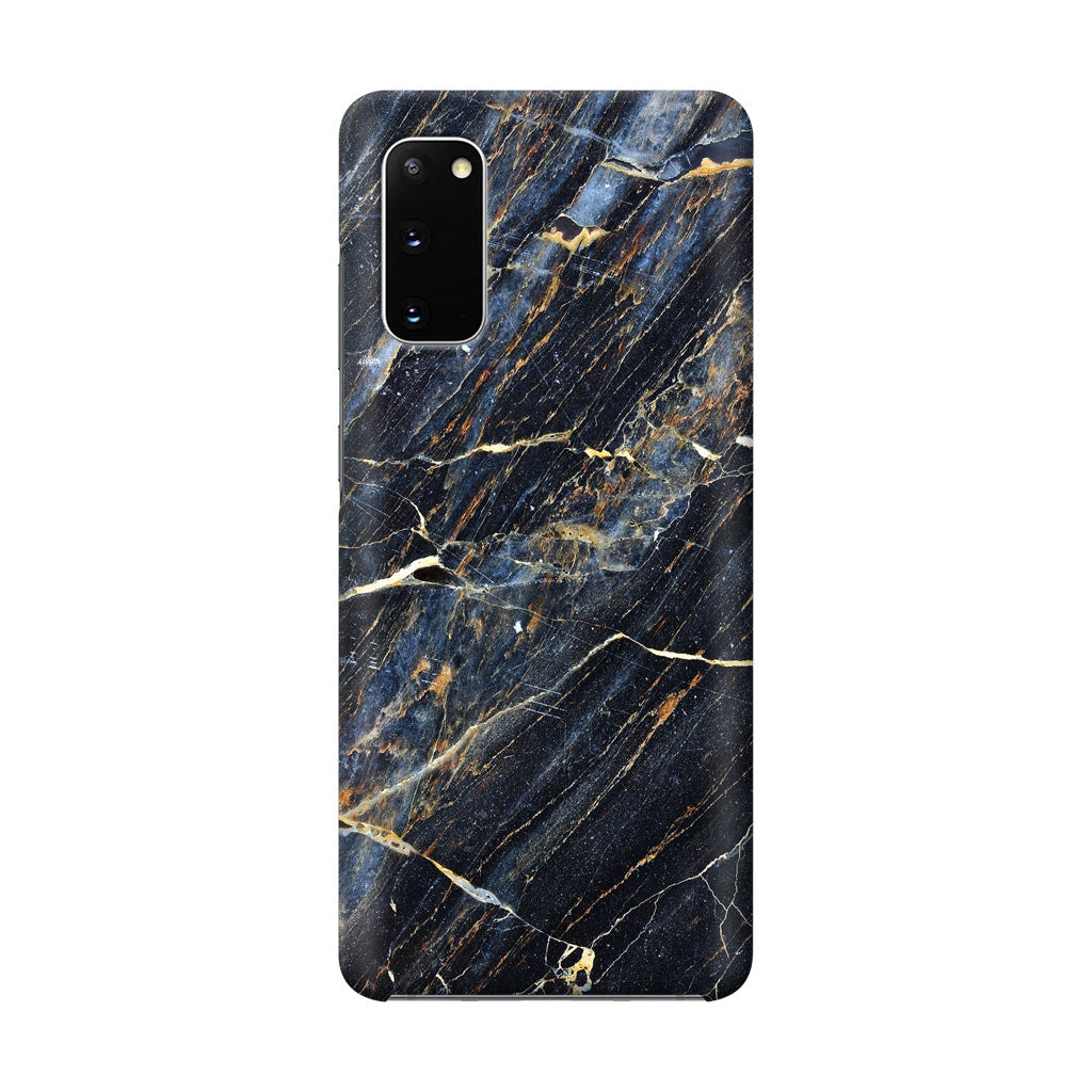 Golden Black Marble Galaxy S20 Case