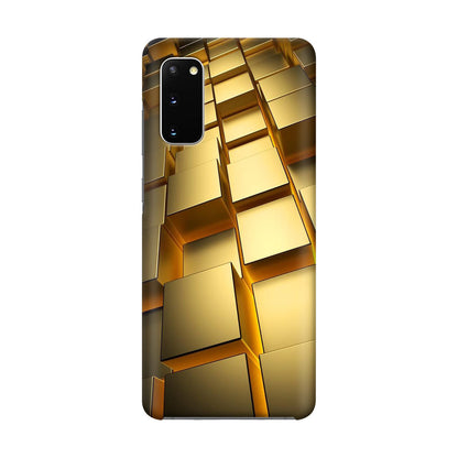 Golden Cubes Galaxy S20 Case