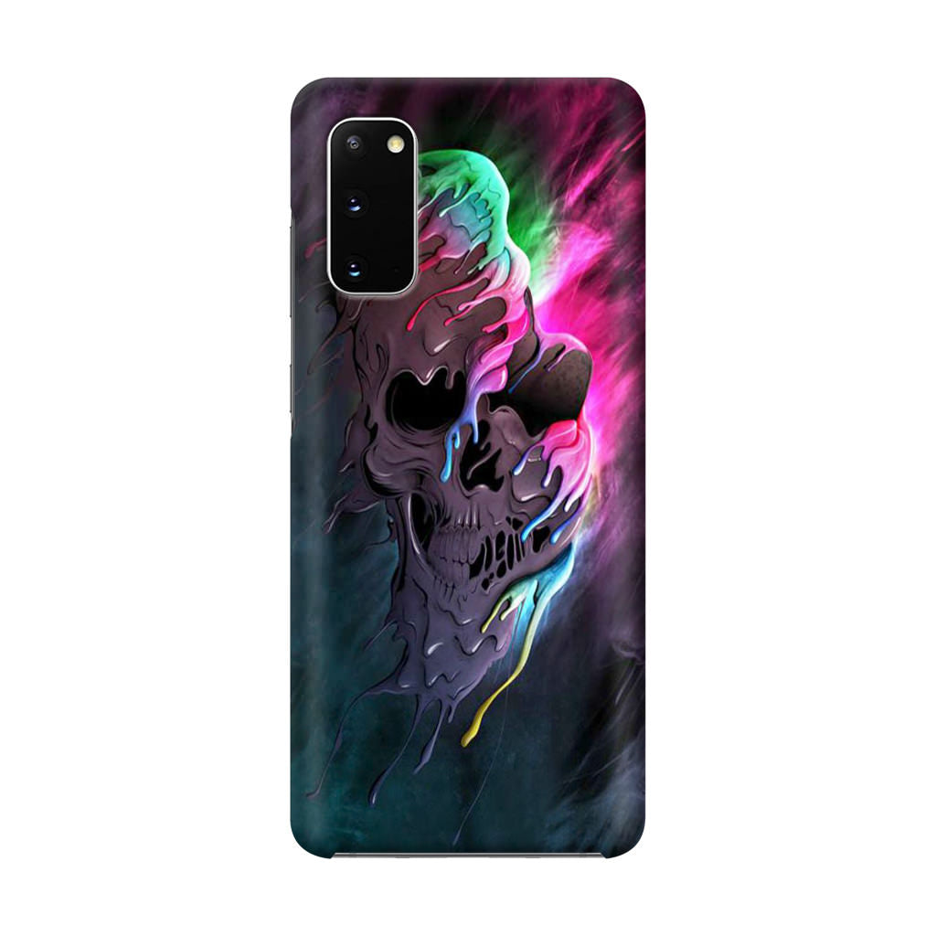 Melted Skull Galaxy S20 Case