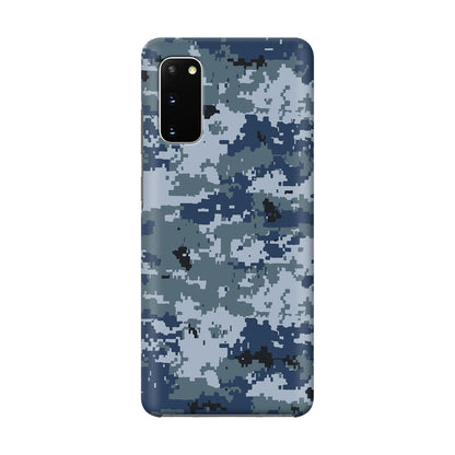 Navy Camo Galaxy S20 Case