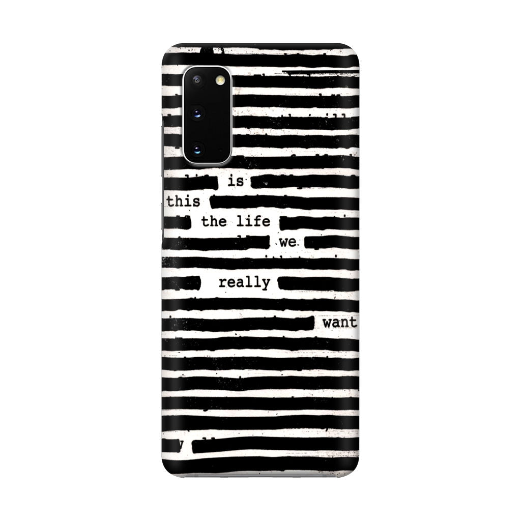 Roger Waters Is This the Life We Really Want Galaxy S20 Case