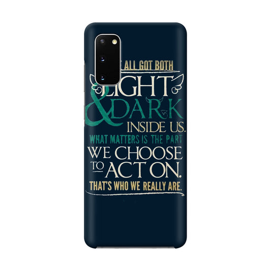 Sirius Black Quotes Galaxy S20 Case