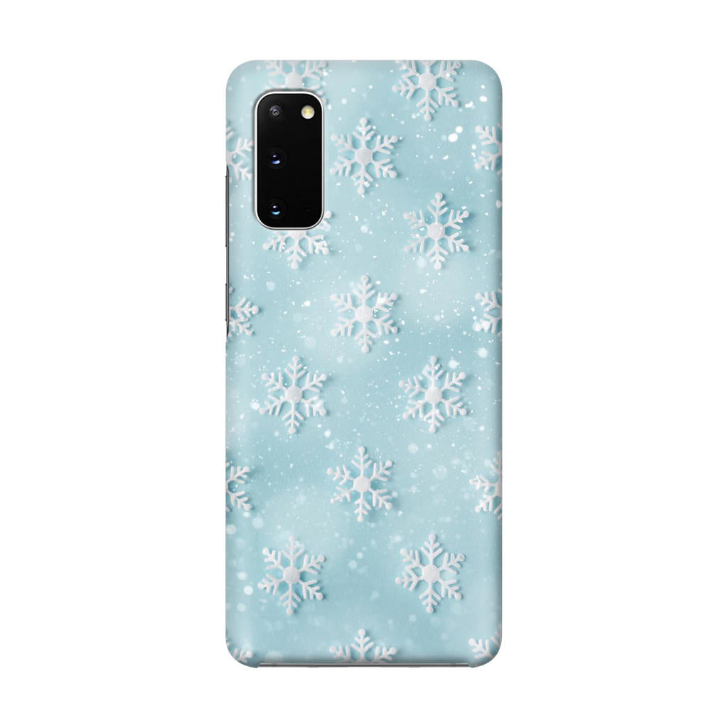 Snowflakes Pattern Galaxy S20 Case