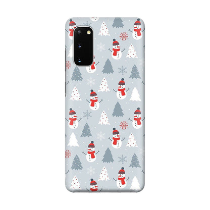 Snowmans Pattern Galaxy S20 Case