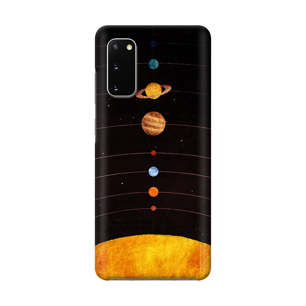 Solar System Galaxy S20 Case