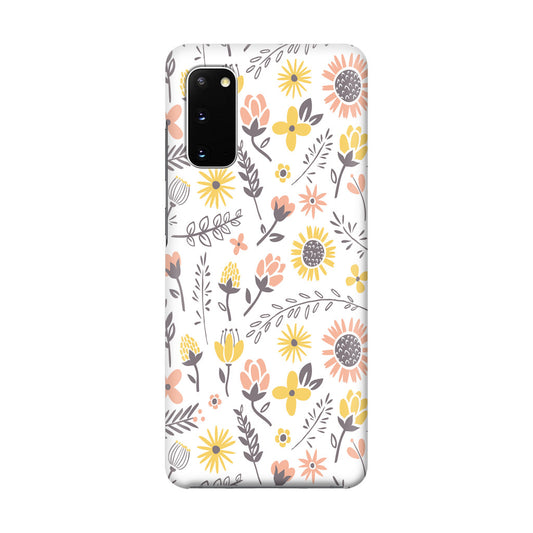 Spring Things Pattern Galaxy S20 Case